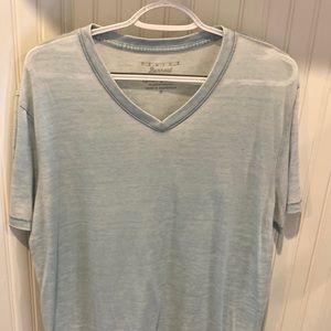 Lucky Brand *LONG* Venice Burnout T-Shirt - Light Teal